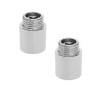 LT Easiyl 2 Unids 1/2"BSP Acero Inoxidable Macho A Hembra Extensión de Rosca de Tubería Crecimiento Principal de Agua Adaptadores de Extensión Recta Tubería de Agua Accesorios de Plomería 25mm