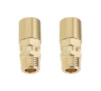 LT Easiyl 2 válvulas de seguridad de latón para compresor de aire de apertura y cierre automático, interruptor de compresor de aire de 9,5 bar, alivio de presión de 1/4 pulgadas, BSP macho, adecuado