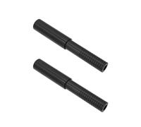 LT Easiyl 2 varillas de extensión de carbono para palos de golf, de alta resistencia, universal, accesorios de barra de extensión para palos de golf, color negro, 102 x 15 mm