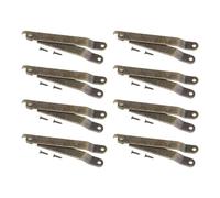 LT Easiyl 20 bisagras de soporte para tapa de caja, bisagra de soporte retro, bisagra de soporte plegable, soporte de bisagra de bronce para armarios, cajas de madera, cajas mágicas, ventanas