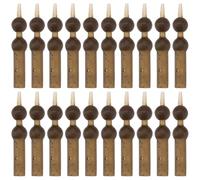 LT Easiyl 20 unidades de tubos de aparejo de helicóptero de carpa de 35 x 5 mm, apertura de 1 mm, mangas de helicóptero y cuentas, aparejos de pesca, herramienta para pesca