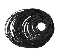 LT Easiyl 240PCS 1MM Cinturones De Goma para Grabadora Diámetro 26-120mm Longitud Plegada 35-190mm Correa De Máquina De Cinta De Cassette Mixta para Unidades Repetidoras DVD CD LD VCR Negro
