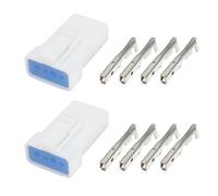 LT Easiyl 2pcs Conector 4 Pines 2.0mm Estanco JST 04R-JWPF-VSLE-S para Sensores Modelismo Ferrocarriles Automatización Industrial