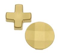 LT Easiyl 2Pcs Metal D-Pads Paddles Replacement Parts Directional Pad Kits Compatible with Xbox One Elite Series 2 Compatible with Xbox Elite 2 Core, Gold