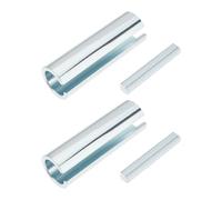 LT Easiyl 2X Adaptador de Manguito de Cigüeñal de Polea de Motor de Gas de 3/4" A 1" de Pulgada Reductor de Orificio de Polea Buje de Polea con Llave de Paso Compatible con Predator Opened
