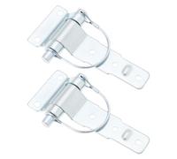 LT Easiyl 2X Bisagras de Acero Desmontables Tipo D para Coche Bisagras para Coche Herrajes para Camiones de Remolque Furgonetas Caravanas Remolques de Caballos Galvanizado