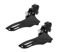 LT Easiyl 2X Desviador Delantero de Bicicleta FD-TZ30 Compatible con Shimano Tourney de 6/7 Velocidades Diámetro de Mandril de 31,8 Mm Línea de Cadena de 47,5 Mm Cambio de Plato Delantero Negro