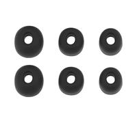 LT Easiyl 3 pares de almohadillas de silicona compatibles con Redmi Buds6 Pro 5 Pro, color negro (S/M/L)