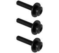 LT Easiyl 3 Tornillos de Fijación para Faros Delanteros Negros M6x30 N91183501 Compatible con Audi A3 8V