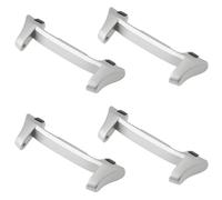 LT Easiyl 4 adaptadores de correa de reloj plateados de 20 mm compatibles con Samsung Galaxy Watch8 Classic de 46 mm, 40/44 mm