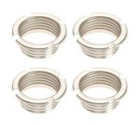 LT Easiyl 4 Anillos para Casquillos de Luz Anillos Roscados de Metal Galvanizado Anillos para Tornillos de 20,8 X 2 Mm Aptos para Casquillos Halógenos G9/GY6.35/GU4/GU5.3