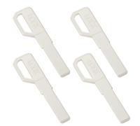LT Easiyl 4 Llaves en Blanco con Contraseña Y Huella Dactilar de 7,8 X 2,25 Mm Aptas para Cerraduras con Arquitectura Super D.