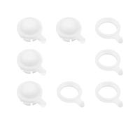 LT Easiyl 4 Piezas de Interfaz de 15 Mm para Limpiaparabrisas de Coche Hebilla de Tapa de Limpiaparabrisas Compatible con Toyota Compatible con Land Cruiser Color Blanco