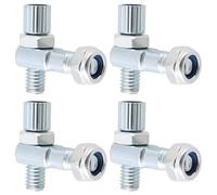 LT Easiyl 4 Piezas M6 Pinza de Freno Weldtite Ajustador de Cable de Tracción Lateral para Bicicletas de Carretera Y Montaña