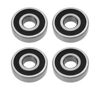 LT Easiyl 4 rodamientos de goma sellados dobles 6303-2RS de 17 mm, diámetro exterior de 47 mm, 14 mm de grosor, rodamientos de bolas de ranura profunda para equipos industriales y motor rotativo