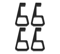 LT Easiyl 4 soportes horizontales para consola de juegos, soporte simple para evitar resbalones, enfriamiento, pies, compatible con Sony PS4, color negro