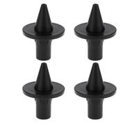LT Easiyl 4 topes de pie con punta de poste de 3/4 pulgadas para poste de hierro de 19 mm de diámetro, para viajes, caravana, tienda de campaña
