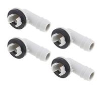 LT Easiyl 4 unidades de 15 mm para sistemas de aire acondicionado, boquilla de salida de agua, manguera de drenaje, pieza de conexión con anillo de goma, compatible con Midea