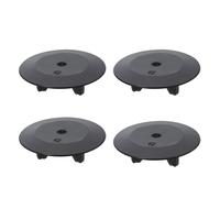 LT Easiyl 4 unidades de 55 mm para fregadero de cocina, junta de goma de repuesto, compatible con IKEA Altant Domsjö, accesorios para fregaderos de cocina, color negro