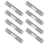 LT Easiyl 40 Uds. Perno De Tornillo Roscado De Doble Extremo De Acero Inoxidable 304 Para Bricolaje RC Coche Barco Coche Avión Helicóptero Modelo DIY Material M8x40