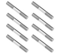 LT Easiyl 40 Uds. Perno De Tornillo Roscado De Doble Extremo De Acero Inoxidable 304 Para Bricolaje RC Coche Barco Coche Avión Helicóptero Modelo DIY Material M6x40