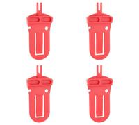 LT Easiyl 4Pcs Bloques de Plástico para Purgar Pistones de Frenos de Disco de Bicicleta Color Rojo