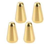 LT Easiyl 4pcs Interruptor de Pastilla de 5 Posiciones para Guitarra Perilla de Interruptor Compatible con Fender Strats Compatible con Guitarras ST Compatible con Oak Grigsby (Dorado)
