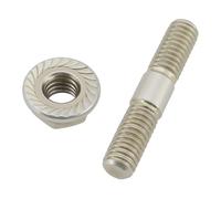 LT Easiyl 4pcs Pernos de Acero Inoxidable M6 con Tuercas para Muebles de Motocicleta Y Coche M6x32mm
