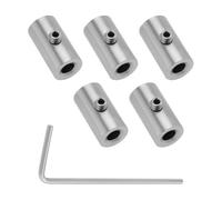 LT Easiyl 5 Abrazaderas para Cable de Acero Inoxidable 304 de 1 Mm A 1,5 Mm con Llave Hexagonal Longitud 15 Mm Diámetro Exterior 8 Mm Diámetro Interior 3,5 Mm