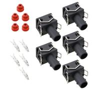LT Easiyl 5 juegos de conectores automotrices de 1 pin 357972771, conector hembra de arnés de cables con enchufe de terminal, enchufe de arnés de cables para motor de arranque, compatible con VW