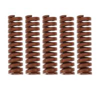 LT Easiyl 5 resortes de compresión resistentes de color marrón de 8 x 4 x 30 mm para moldes de alta rigidez y carga pesada