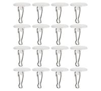 LT Easiyl 50 Juegos de Ganchos de Techo Autoadhesivos de 2,2 Cm Ganchos Pequeños para Colgar en El Techo Adecuados para Colgar Linternas Cortinas Decoración de Ventanas Colgantes Transparentes