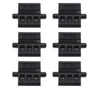LT Easiyl 6 Cerraduras de Batería Compatible con Baofeng UV-5R UV-5RA UV-5RE Y BF-F8HP Color Negro.