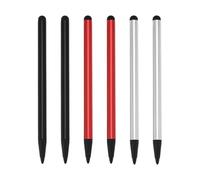 LT Easiyl 6 lápices capacitivos de doble cabeza para tableta, lápiz capacitivo 2 en 1, compatible con i-Phone compatible con Samsung, tres colores