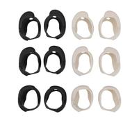 LT Easiyl 6 Pares de Tapones de Silicona para Los Oídos Compatible con Bo-se QuietComfort Earbuds II QuietComfort Ultra (2023) Auriculares (Negro Y Beige Tallas S/M/L)