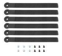LT Easiyl 6 Uds. Correas de Tobillo para Snowboard 23x2cm Zapatos de Patinaje sobre Ruedas Correa de Fijación Correa de Fijación para Escalera de Snowboard con Tornillos de Montaje Color Negro