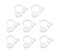 LT Easiyl 8 accesorios de repuesto para manguera de barrido, cierre de abrazadera de manguera de barrido compatible con limpiador de piscina Zodiac Polaris 280 360 380 3900, color blanco