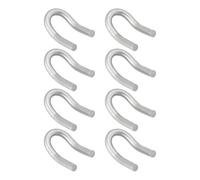 LT Easiyl 8 Lengüetas Gancho de Resorte de Acero Inoxidable 304 para Silenciadores de Escape de Motocicletas Ganchos en U Repuesto Lengüetas Bucle Ganchos Soldadura (2,2x1,3cm)