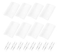 LT Easiyl 8 Pares de Luces de Cuerda Acoplador de Accesorios de Instalación de 2 Cables con Funda Termorretráctil Conectores de Tira de Luz LED RGB de 2 Pines para Luces de Cadena de 10-12 Mm