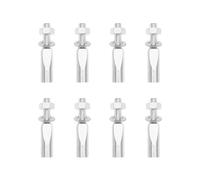 LT Easiyl 8 pasadores de bicicleta de 9 x 42 mm, cuñas de rodamiento de pie, llave de manivela, accesorios de ciclismo, rueda de cadena para ciclomotor