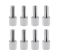 LT Easiyl 8 Piezas de Eje de Extensión de Potenciómetro de Plástico Gris de 10 Mm X 25 Mm Adecuado para Potenciómetro Mezclador de Guitarra Eléctrica.