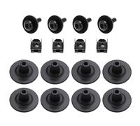 LT Easiyl 8 tuercas hexagonales con tornillos y clips WHT000713+N90698803+N10354601, compatibles con VW compatibles con Audi