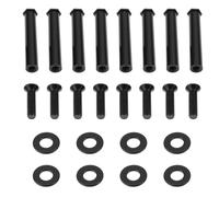 LT Easiyl 8x Tornillos de Fijación para Radiador de Ventilador de Chasis de PC Modelo WT01 Aptos para Ventilador de Chasis de PC Color Negro.