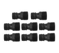 LT Easiyl Adaptador de Grifo BSPP de 1/2" (8 Unidades) con Rosca Externa de 4 Puntos para Manguera de Agua Pistola de Lavado de Autos