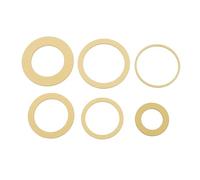 LT Easiyl Anillo Adaptador de Latón para Buje de Hoja de Sierra (6 Unidades 25,4 X 20 Mm 25,4 X 16 Mm 22 X 20 Mm 22 X 16 Mm 20 X 16 Mm 16 X 10 Mm)