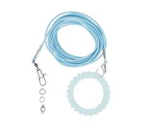 LT Easiyl Arnés de Entrenamiento de Vuelo para Pájaros Cuerda de 3 M para Loros Palomas Y Periquitos con Anilla de 4 Libras (Azul)