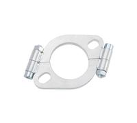 LT Easiyl Brida de Tubo de Escape de 2 Pulgadas Brida de Escape de Acero al Carbono Brida de Escape Ovalada Plana Reemplazo de Brida de Escape de 51 mm de diámetro Interior