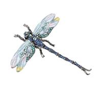 LT Easiyl Broche de Libélula de Cristal de 8,8 X 7,5 Cm Broche Articulado para Recuerdo Día de San Valentín Cumpleaños