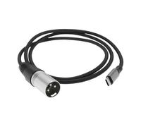 LT Easiyl Cable de Salida USB C A XLR Macho de 16 Bits/44,1 KHz para Amplificador Altavoz Y Consola Mezcladora (1 M)