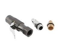 LT Easiyl Inflador de Neumáticos con Mandril de Aire de 200 PSI con Doble Mordaza Y Rosca Hembra NPT de 1/4" Compatible con Válvula Schrader.